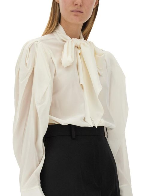 Nina Ricci White Silk Shirt