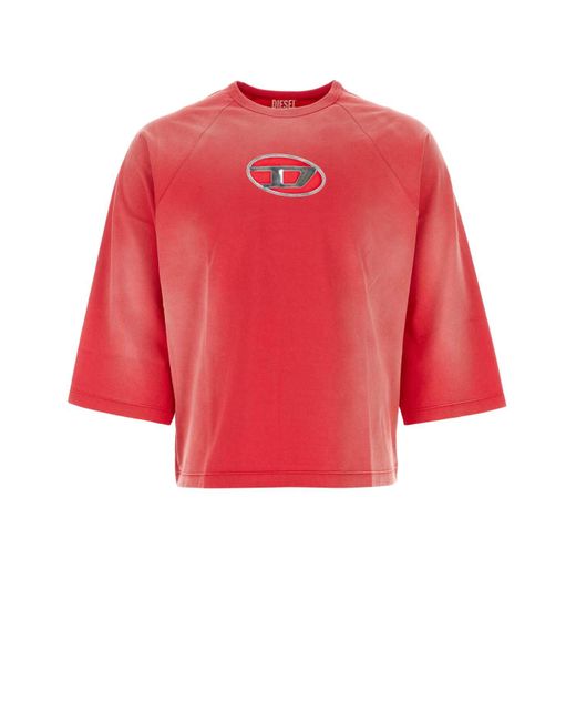 DIESEL Red T-Shirt for men
