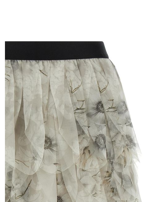 Max Mara Gray 'Mxstalco' Skirt