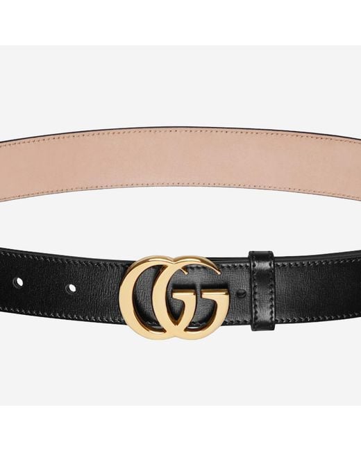 Gucci Black Leather Belt for men