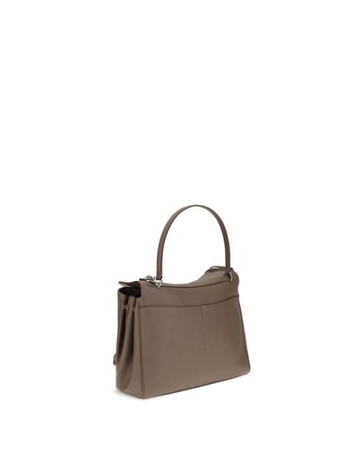 Balenciaga Gray Rodeo Shoulder Bag Calf Leather Bos Taurus