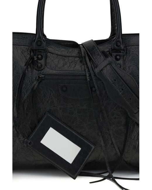 Balenciaga Black Le City Large Handbag Shoulder Bags for men