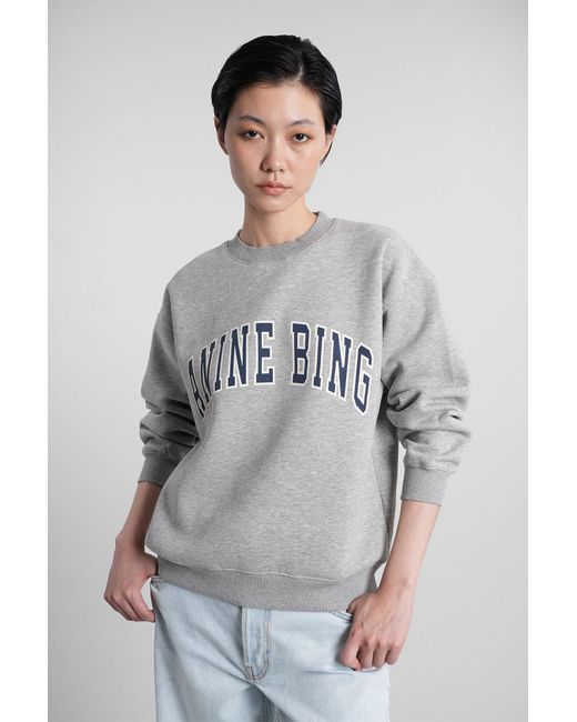Anine Bing Gray Spencer Sweatshirt