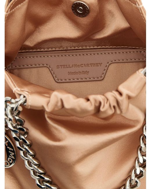 Stella McCartney Natural 'Falabella Mini Drawstring' Crossbody Bag