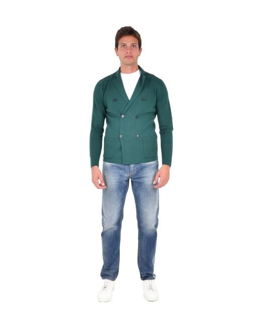 Drumohr Green Blazer for men