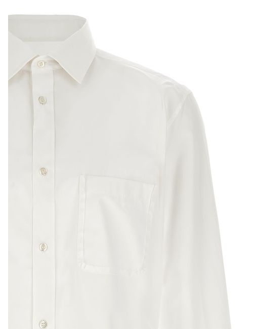 Maison Margiela White Pocket Shirt for men