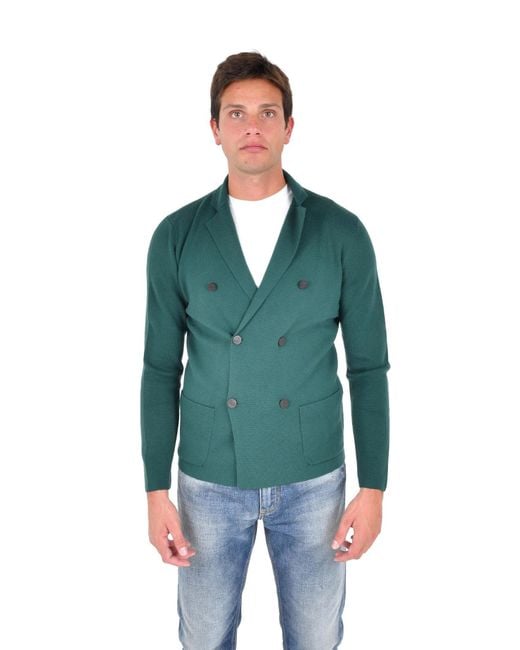 Drumohr Green Blazer for men