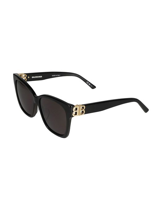 Balenciaga Black Bb Hinge Sunglasses