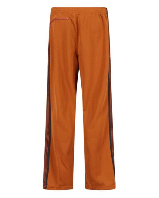 Needles Orange Trousers for men