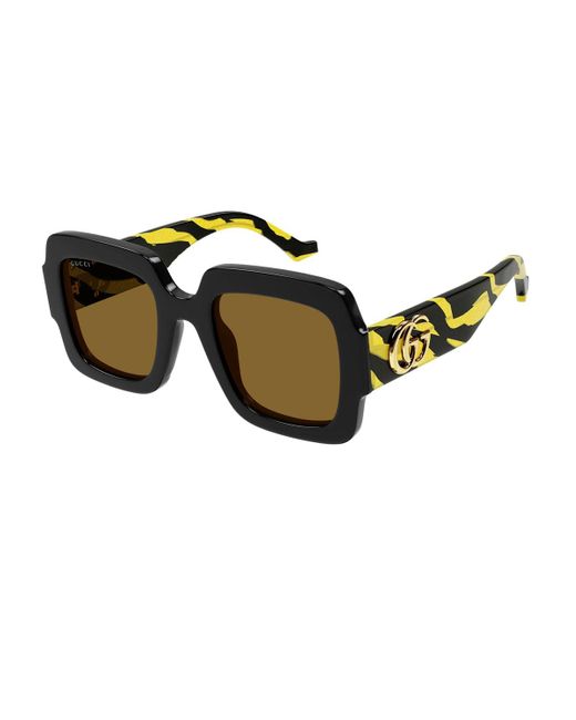 Gucci Black Gg1547S Linea Gg Logo Sunglasses
