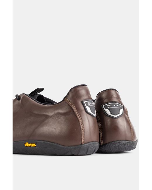 Demon Brown Dalmara Trail Leather Sneaker for men
