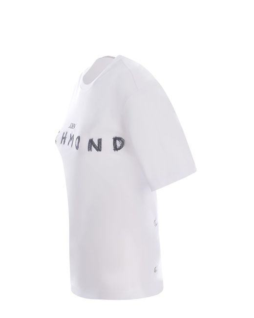 RICHMOND White T-Shirt Tomiok Made Of Cotton