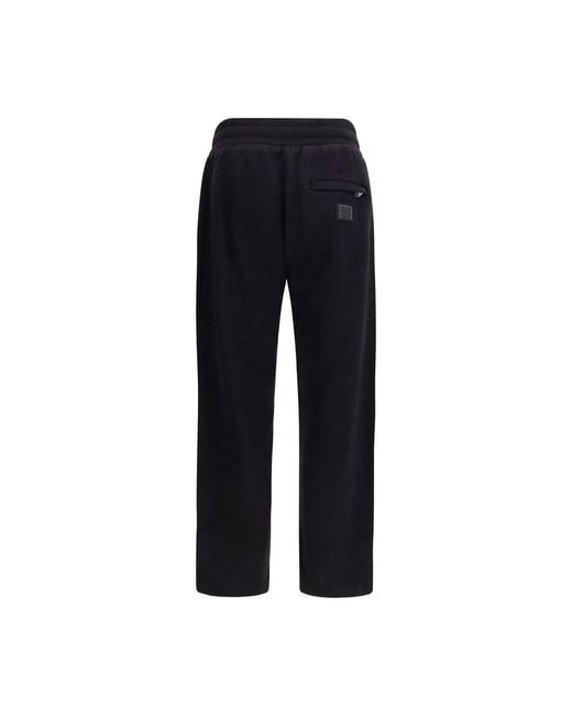 Dolce & Gabbana Black Cotton Joggers (Workout Pants) for men