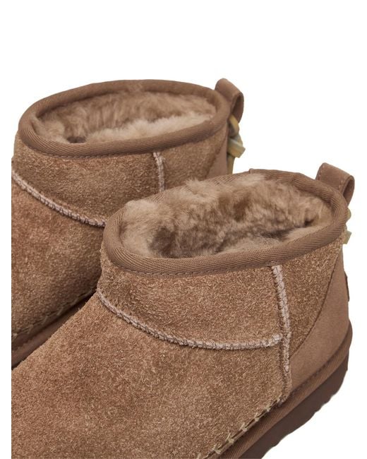 Ugg Brown Classic Ultra Mini Biarritz Boots Shoes Sneakers