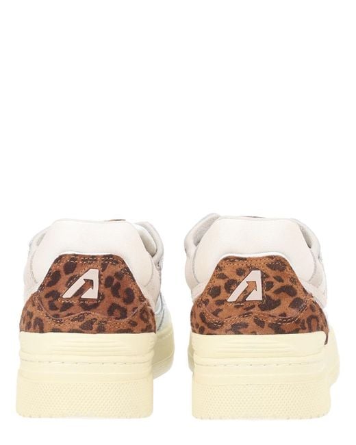 Autry White Clc Low Sneaker Cow Leather Trainers