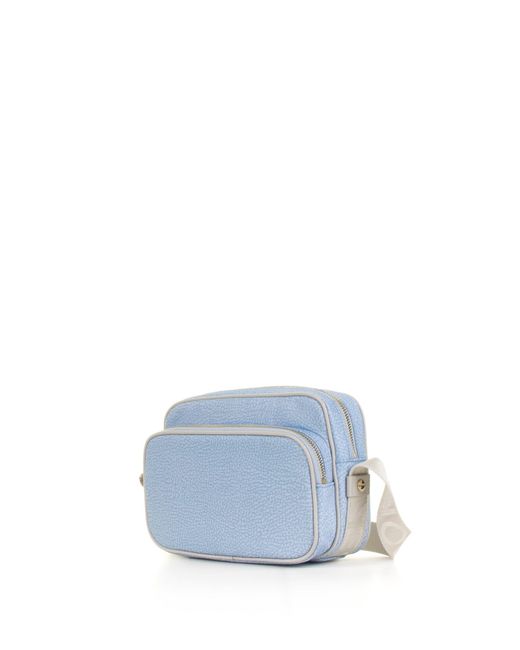 Borbonese Blue Small Shoulder Bag