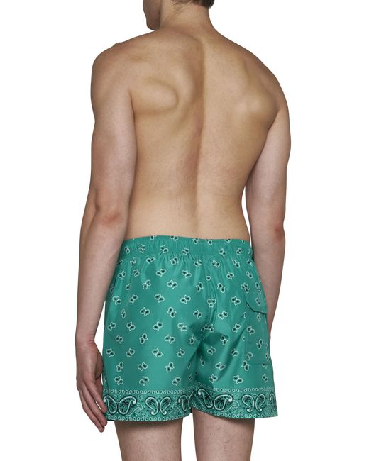 Palm Angels Green Sea Clothing for men