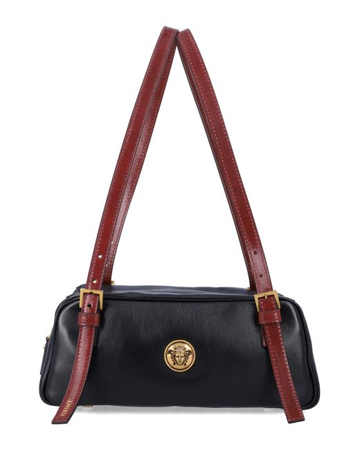 Versace Multicolor Emblème Nappa Bowling Bag