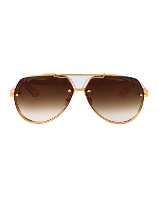 Maybach Brown The King I G-Ho-Z33 Titanium Sunglasses
