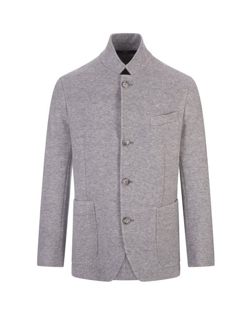 Fedeli Gray Damon Coat for men