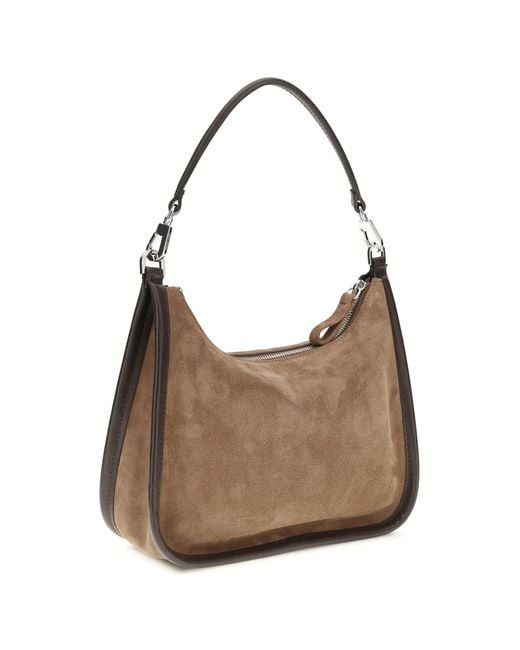 Pierre Hardy Gray Alpha Day Miss Leather Shoulder Bag Suede Calf Bos Taurus
