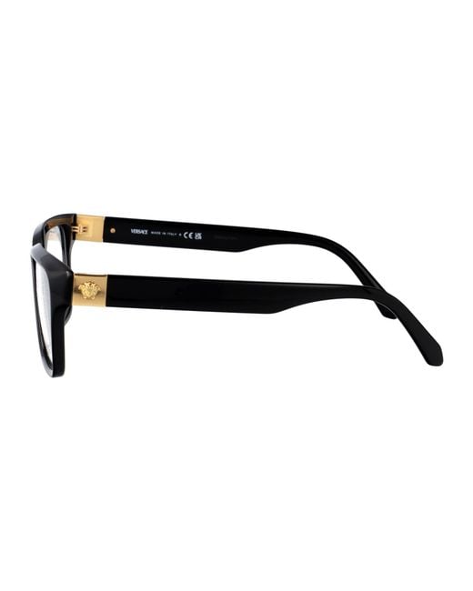 Versace Black Acetate Glasses