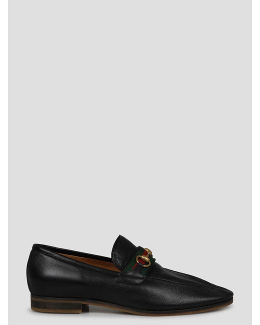 Gucci Black Horsebit Loafers for men