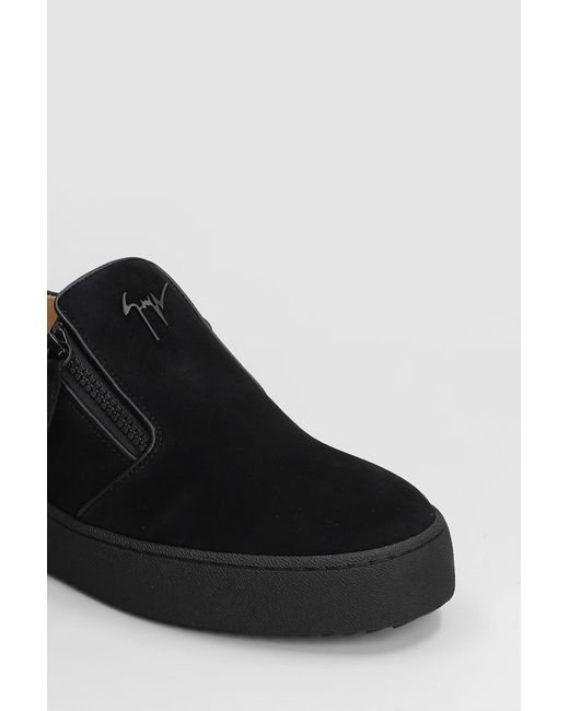 Giuseppe Zanotti Black Logoball Sneakers for men