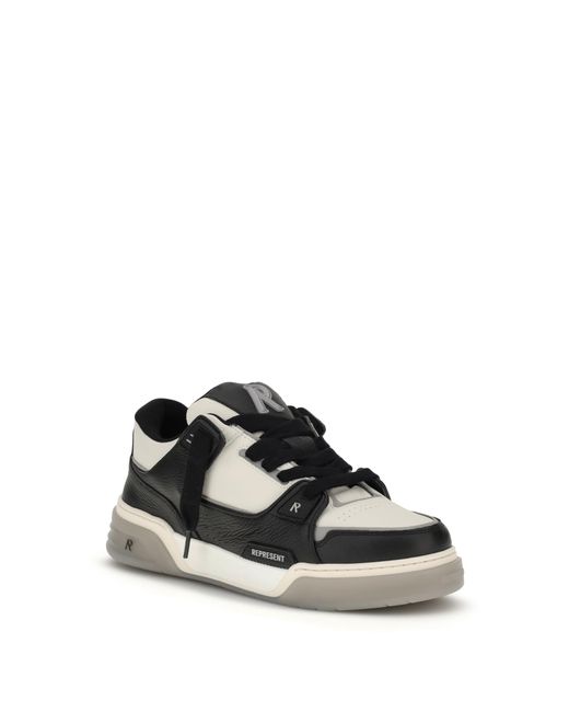 Represent White Studio Sneakers Upper Calf Leather Bos Taurus Trainers for men