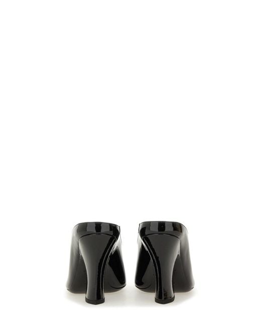 Givenchy Black Sculpted Leather Pumps Calf