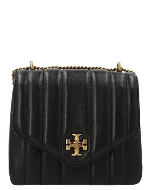 Tory Burch Leather Kira Square Crossbody Bag in Black Lyst UK