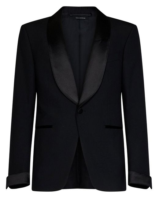 Tom Ford Black Shelton Suit for men