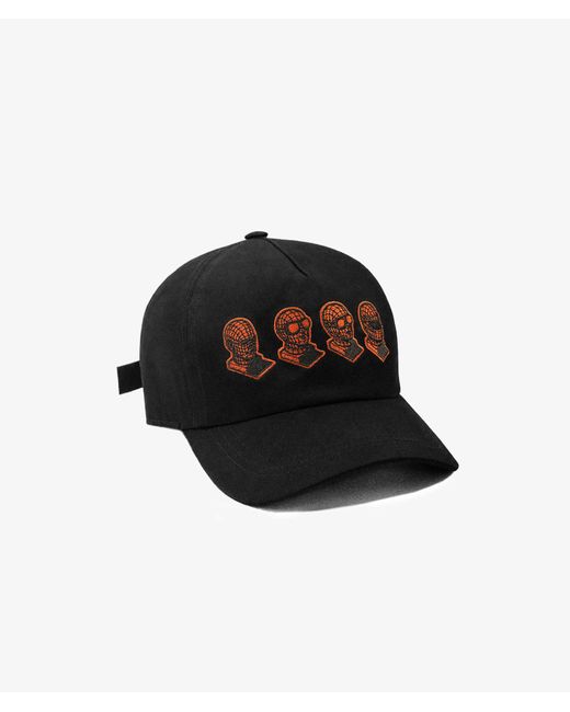 Larusmiani Black Airflow Baseball Cap Hat for men