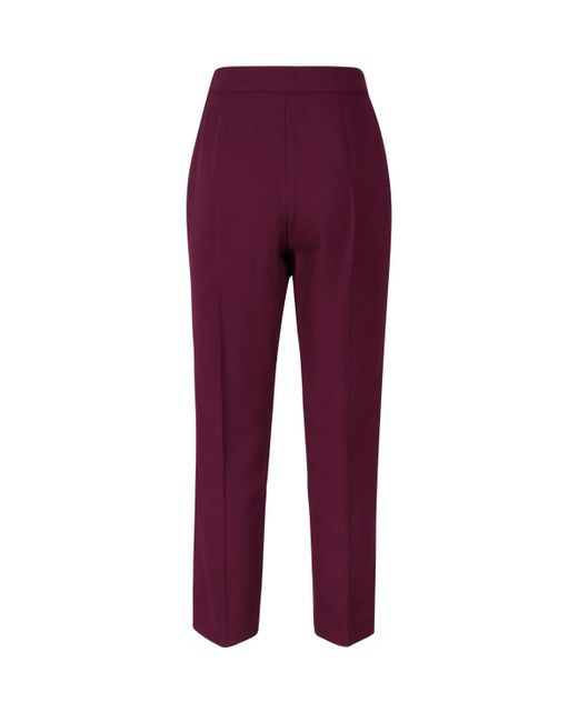 Fendi Purple Wool Pants