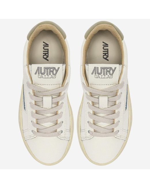 Autry Metallic Medalist Low Sneakers Leather Trainers for men