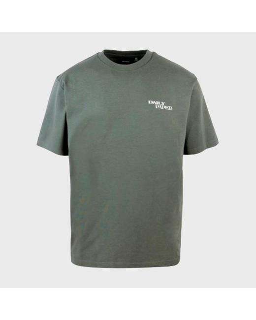Daily Paper Green Cotton T-Shirt for men