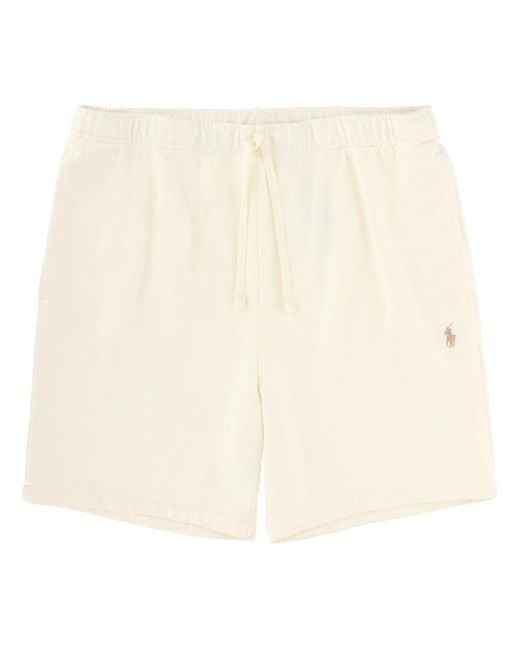 Polo Ralph Lauren Natural Logo Shorts Cotton for men