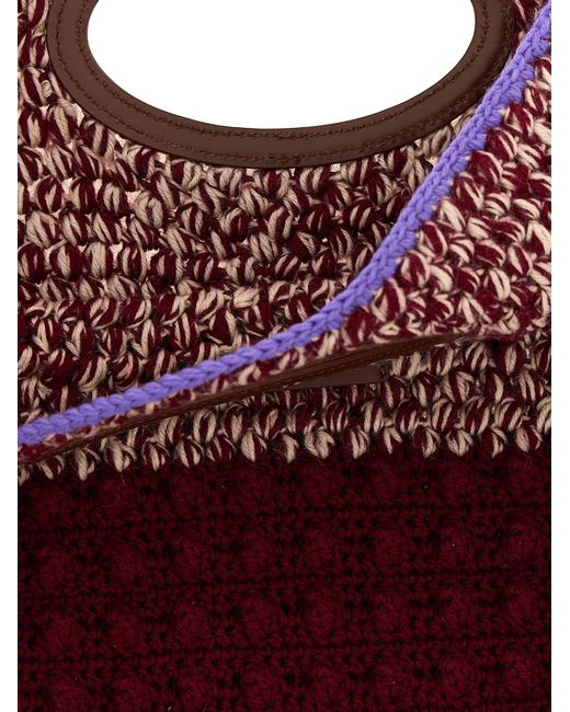 Marni Red Wool Handbag Bag