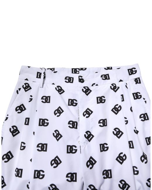 Dolce & Gabbana Blue Logo Cotton Skinny Denim Trouser Pants And Polyester for men