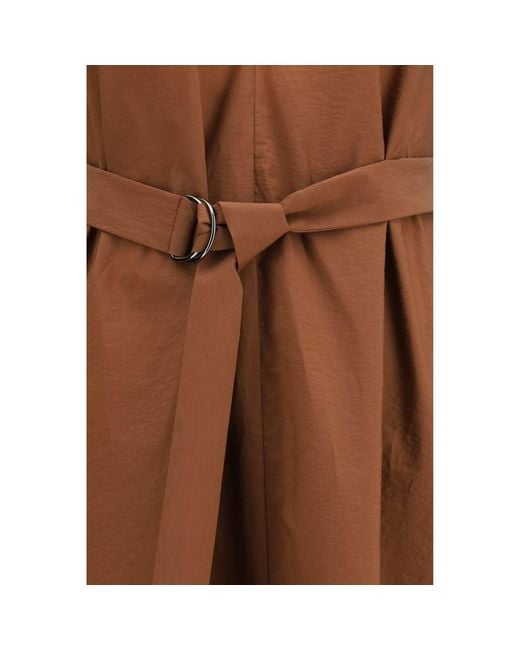 Brunello Cucinelli Brown Polyamide Casual Dress