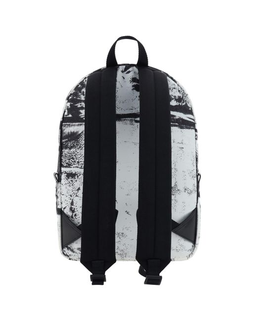 Alexander McQueen White Metropolitan Backpack for men