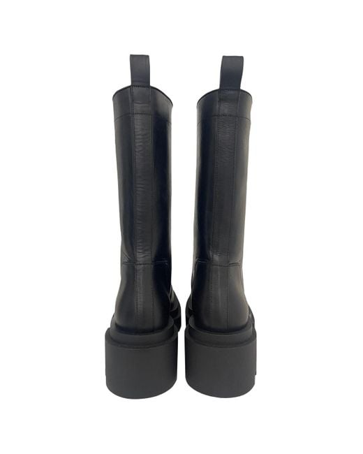Rick Owens Calf Pull On Bogun Boots Shoes in Black | Lyst