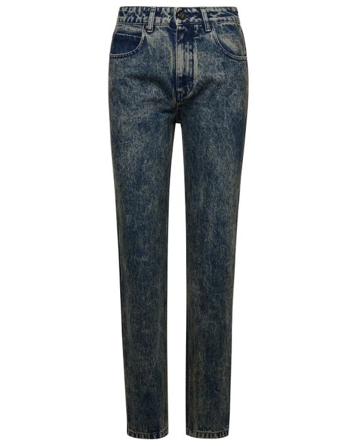 Ferrari Blue Cotton Jeans