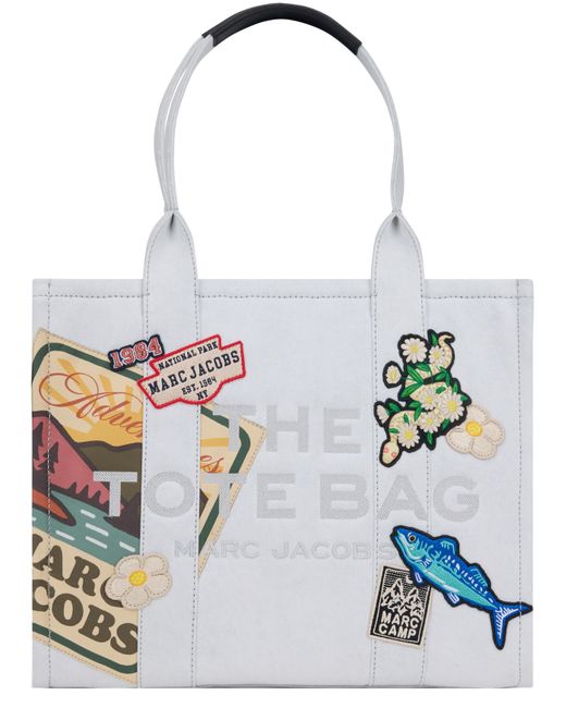 Marc Jacobs Blue Tote Bag Cotton