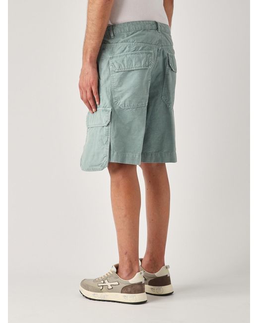 Nine:inthe:morning Green Lando Super Cargo Short Shorts for men