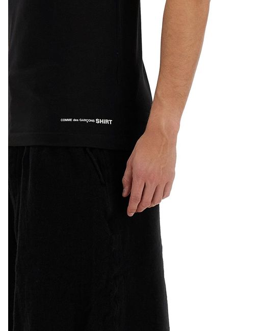 Comme des Garçons Black T-Shirt With Logo for men