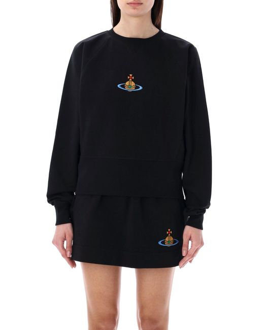 Black vivienne westwood sweatshirt hotsell