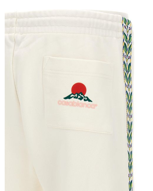 Casablanca White Montagne' Joggers for men