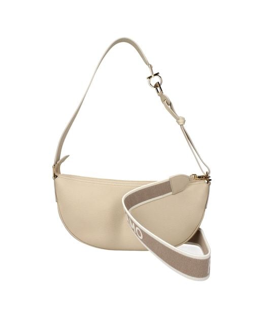 Ferragamo Natural Leather Shoulder Bag