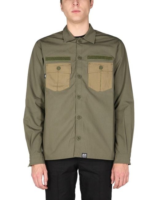 ArkAir Black Utility Shirt for men